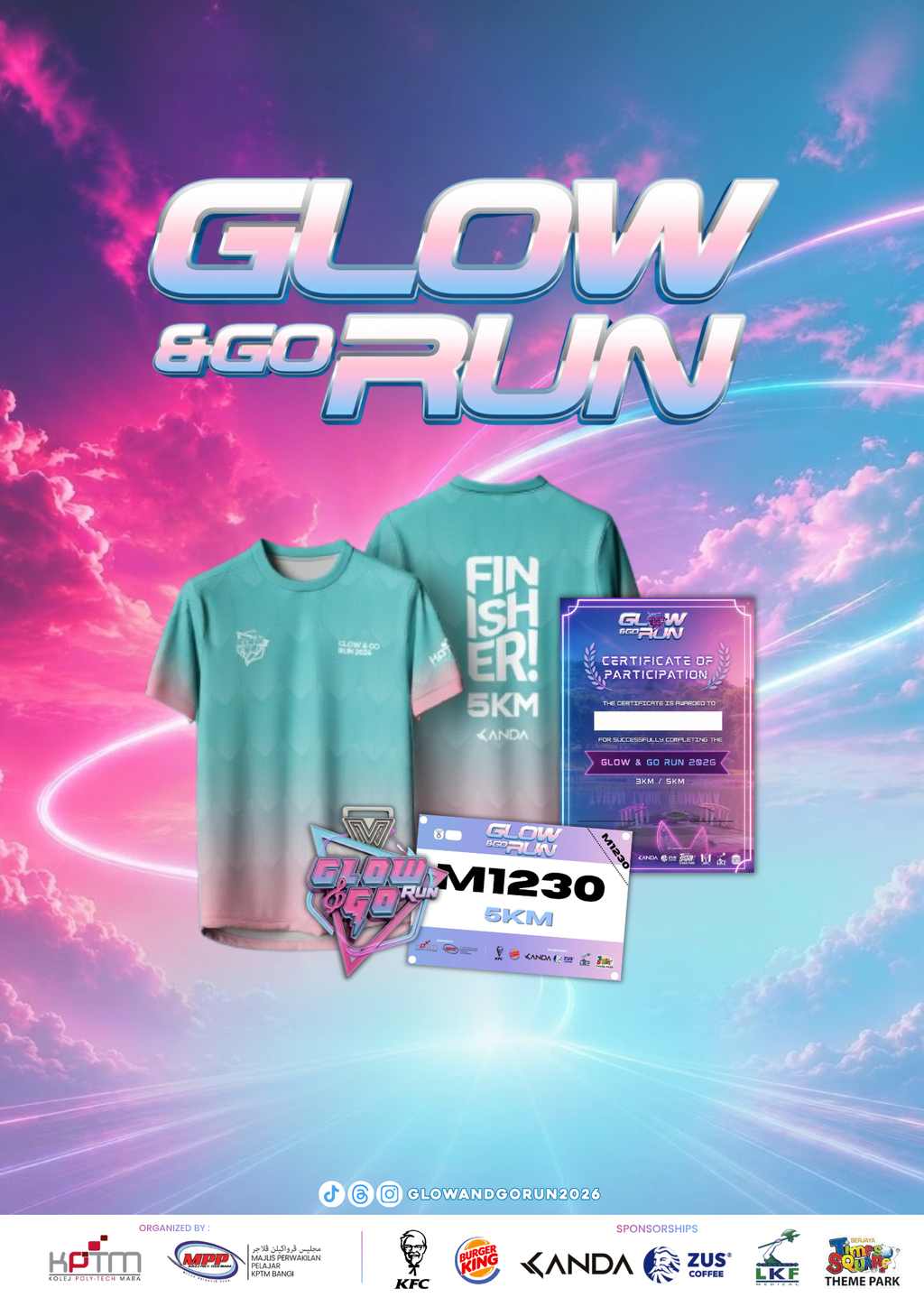 GLOW & GO RUN RACE KIT